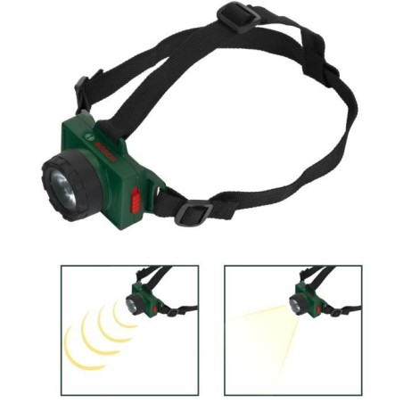 Lampe frontale - Theo Klein - Bosch - Pile - 2 modes - Portée 8m