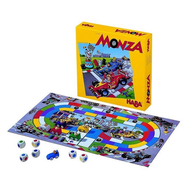 HABA - Monza - Jeu de course sur plateau - Jeu de société - 5 ans et plus, 302204 HABA - Monza - Jeu de course sur plateau - Jeu de société - 5 ans et plus, 302204