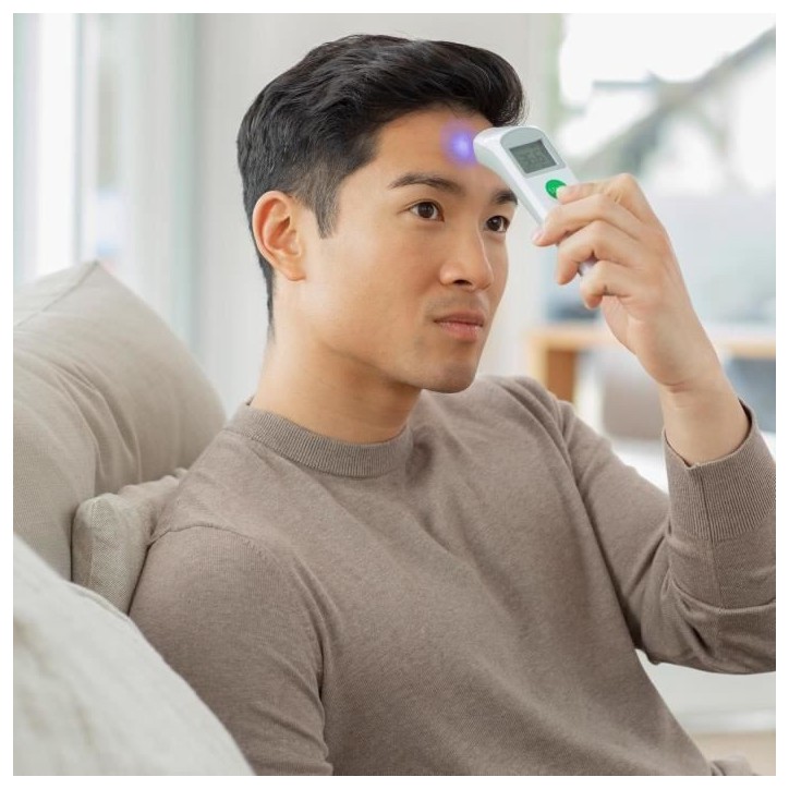 Thermometre - MEDISANA - TM 760 - Sans contact - Mesure précise viseur LED - Signal sonore - Mémoires - Dispositif medical cer