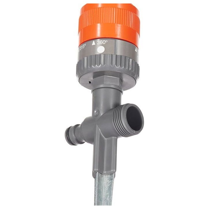 GARDENA Arroseur circulaire Vario Comfort – Surface 225m² max – Portée 8.5m max – Crans arrosage 45-360° – Garantie 5