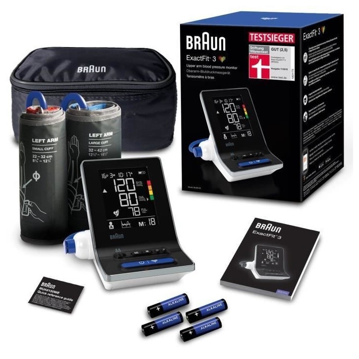 Tensiometre Braun ExactFit™ 3 - BUA6150 Tensiometre Braun ExactFit™ 3 - BUA6150