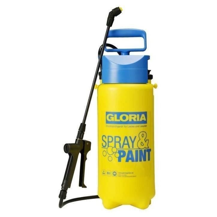 Pulvérisateur a main Gloria Spray&Paint 5L - 3 bars - Soupape et buse a jet plat - Joints Viton Pulvérisateur a main Gloria Spray&Paint 5L - 3 bars - Soupape et buse a jet plat - Joints Viton