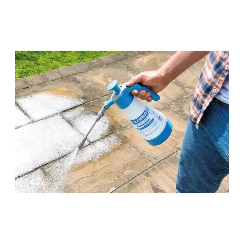 Pulvérisateur a mousse GLORIA FoamMaster FM10 Flex - 1L - Bleu Pulvérisateur a mousse GLORIA FoamMaster FM10 Flex - 1L - Bleu