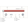 Moteur filaire volet roulant RM20MM SUPERROLLO - SR20225 -Diametre 60