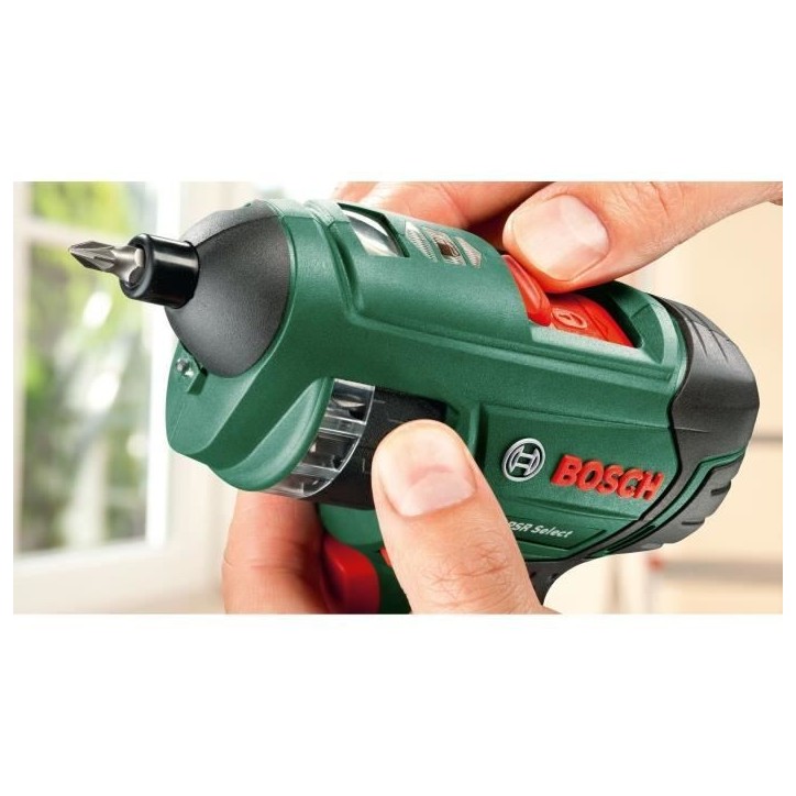 Visseuse sans fil Bosch - PSR Select (Batterie 3,6V - 1,5Ah intégrée avec chargement Micro USB)