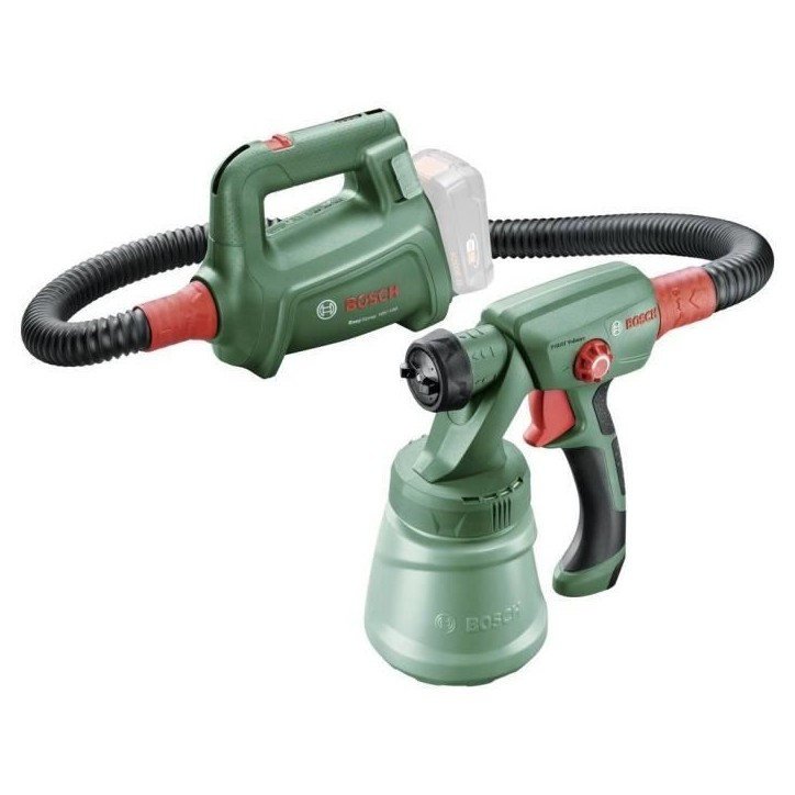 Pistolet a peinture Bosch - EasySpray 18V-100 - Sans fil - Vert - 0,8 l
