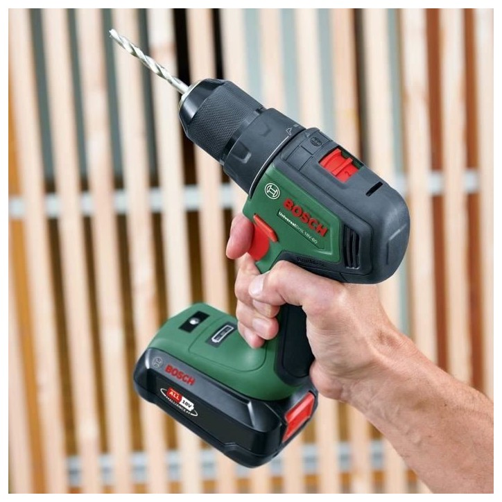Perceuse Visseuse UniversalDrill 18V-60 (2x 2,0Ah) + AL 18V-20 Perceuse Visseuse UniversalDrill 18V-60 (2x 2,0Ah) + AL 18V-20