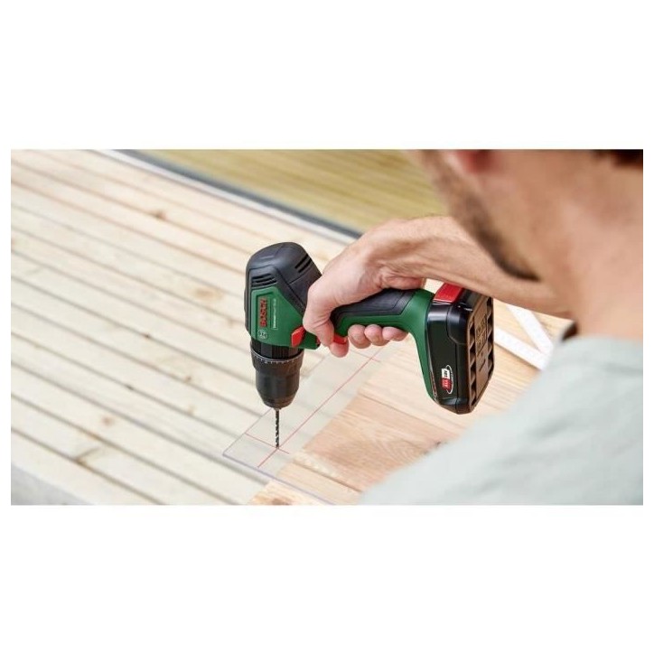 Perceuse a percussion Universal Impact 18V-60 - BOSCH - avec 1 batterie 2Ah - coffret - 06039D7101