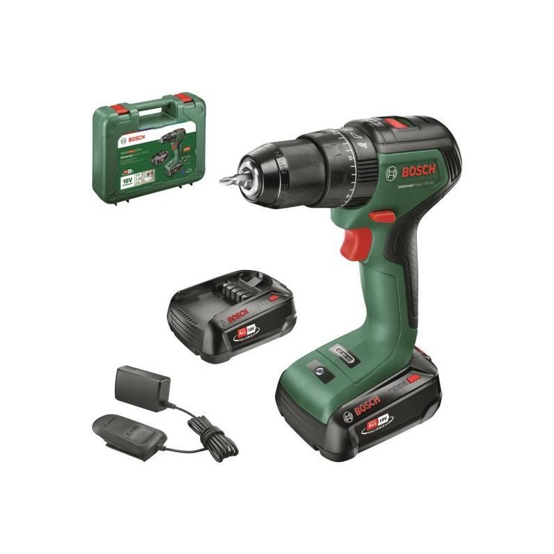 Perceuse visseuse Bosch UniversalImpact 18V60 Brushless (+2xbatteries Perceuse visseuse Bosch UniversalImpact 18V60 Brushless (+2xbatteries