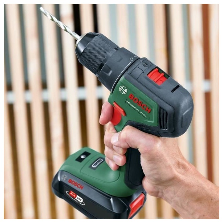 Perceuse visseuse Bosch UniversalImpact 18V60 Brushless (+2xbatteries 2,0Ah) + chargeur AL 18V-20 - 06039D7102 Perceuse visseuse Bosch UniversalImpact 18V60 Brushless (+2xbatteries 2,0Ah) + chargeur AL 18V-20 - 06039D7102