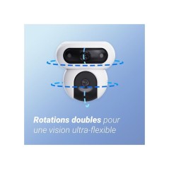 Caméra de surveillance - EZVIZ - HB90 - Panneau solaire 8W - Vision n