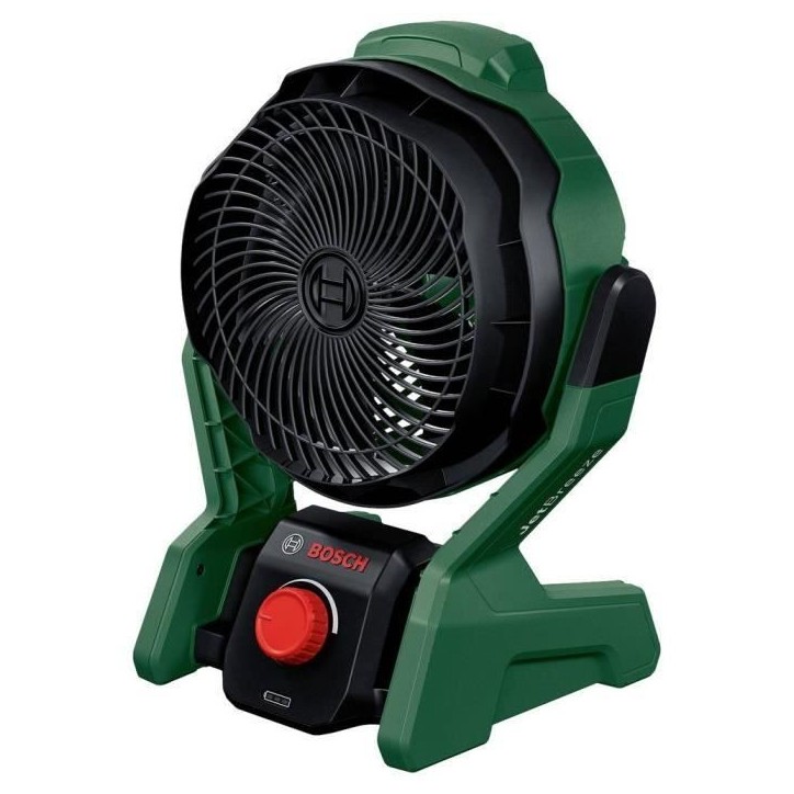 Ventilateur Ø 22,5 cm avec variateur BOSCH - Universal Fan 18V-1000 - Sans fil - Léger - 1000M3/h- 60 dB - sans batterie ni ch Ventilateur Ø 22,5 cm avec variateur BOSCH - Universal Fan 18V-1000 - Sans fil - Léger - 1000M3/h- 60 dB - sans batterie ni ch