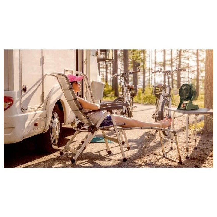Ventilateur Ø 22,5 cm avec variateur BOSCH - Universal Fan 18V-1000 - Sans fil - Léger - 1000M3/h- 60 dB - sans batterie ni ch Ventilateur Ø 22,5 cm avec variateur BOSCH - Universal Fan 18V-1000 - Sans fil - Léger - 1000M3/h- 60 dB - sans batterie ni ch