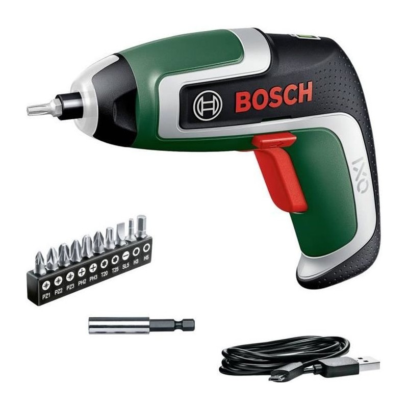 Visseuse sans fil Bosch IXO 7 avec 10 embouts et boite de rangement Visseuse sans fil Bosch IXO 7 avec 10 embouts et boite de rangement