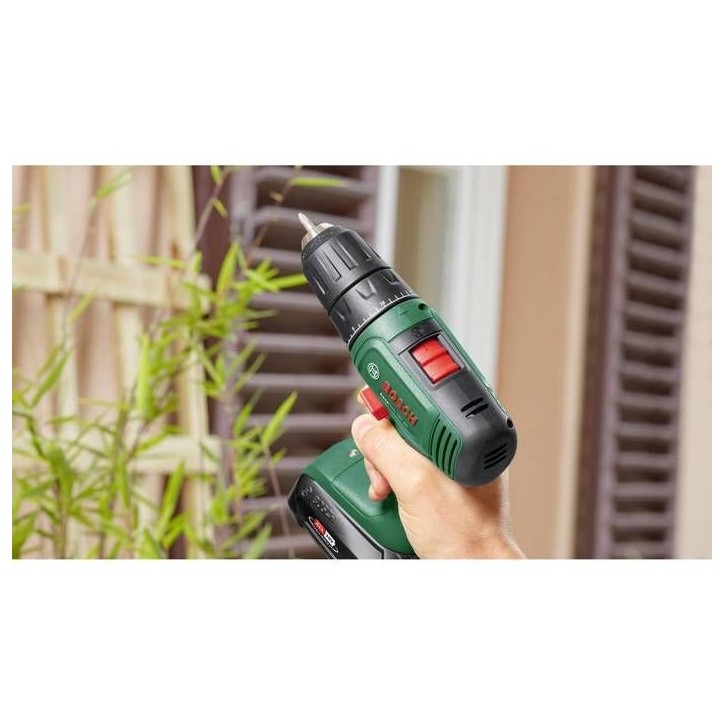 Perceuse-visseuse a percussion sans fil Bosch Home and Garden 06039D810D 18 V 1.5 Ah Li-Ion + 2 batteries, + chargeur, Perceuse-visseuse a percussion sans fil Bosch Home and Garden 06039D810D 18 V 1.5 Ah Li-Ion + 2 batteries, + chargeur,