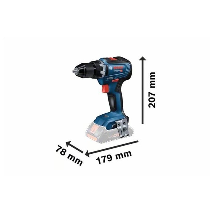 Perceuse visseuse 18V GSR 18V-55 (sans batterie ni chargeur) en coffret L-BOXX - BOSCH - 06019H5203 Perceuse visseuse 18V GSR 18V-55 (sans batterie ni chargeur) en coffret L-BOXX - BOSCH - 06019H5203