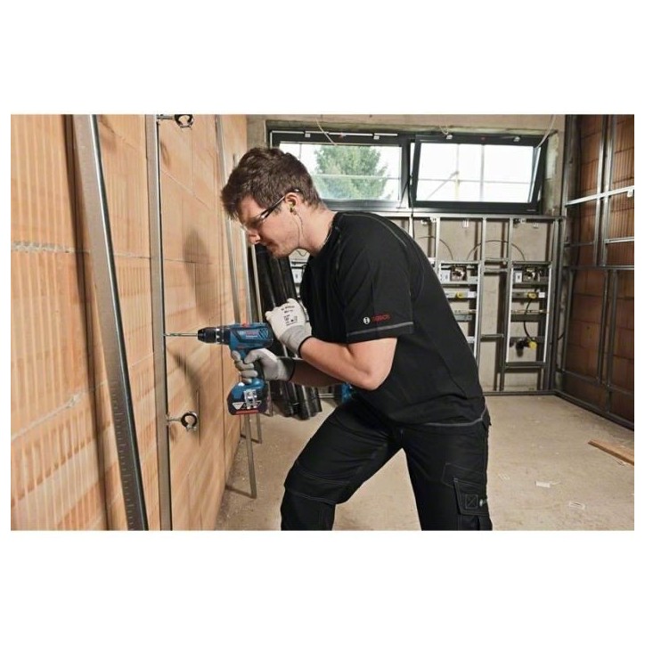 Perceuse visseuse a percussion Bosch Professional GSB 18V-28(28/63/- Nm),2 batteries 4,0Ah, chargeur GAL 18V40, L-BOXX - 06019H4 Perceuse visseuse a percussion Bosch Professional GSB 18V-28(28/63/- Nm),2 batteries 4,0Ah, chargeur GAL 18V40, L-BOXX - 06019H4