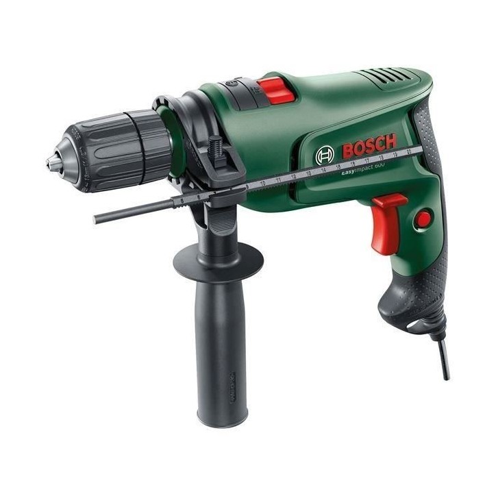 Perceuse a percussion - EasyImpact - 600W - Mandrin automatique - 3000 tr/min - Légere 1.7kg Perceuse a percussion - EasyImpact - 600W - Mandrin automatique - 3000 tr/min - Légere 1.7kg