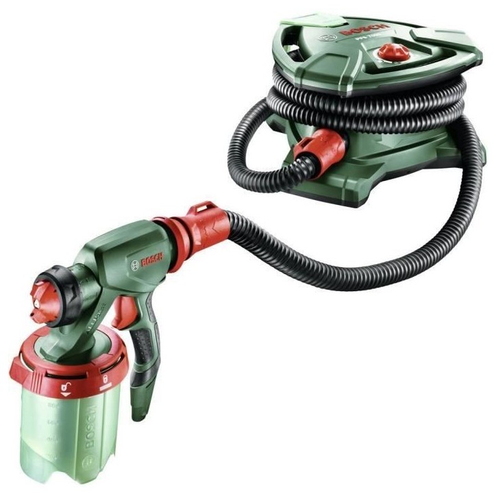 Pistolet a peinture BOSCH -PFS 7000 - 1400 W - 700 ml/min - Cuve 1 litre Pistolet a peinture BOSCH -PFS 7000 - 1400 W - 700 ml/min - Cuve 1 litre