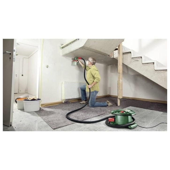 Pistolet a peinture BOSCH -PFS 7000 - 1400 W - 700 ml/min - Cuve 1 litre Pistolet a peinture BOSCH -PFS 7000 - 1400 W - 700 ml/min - Cuve 1 litre