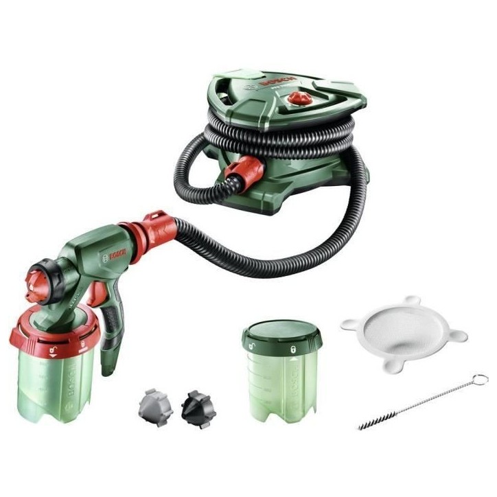 Pistolet a peinture BOSCH -PFS 7000 - 1400 W - 700 ml/min - Cuve 1 litre Pistolet a peinture BOSCH -PFS 7000 - 1400 W - 700 ml/min - Cuve 1 litre