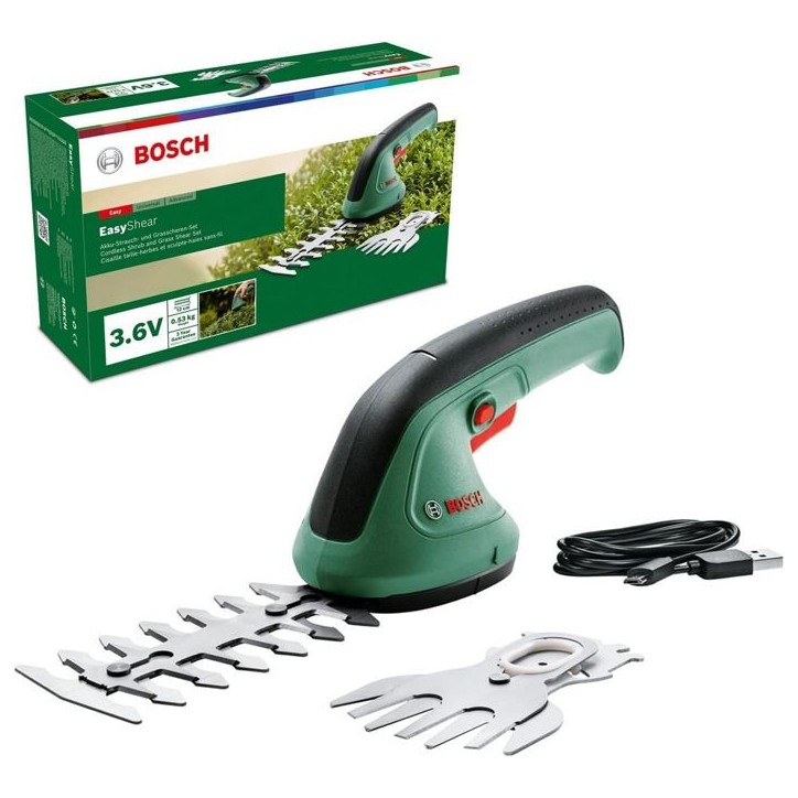 Cisailles Bosch - EasyShear 3,6V - (lame 120 mm, lame 100 mm)