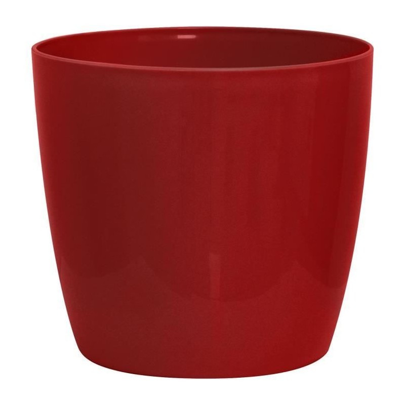 Cache-pot brillant - GARDEN ID - Shiny Rouge avec roulettes - 30 x 27 Cache-pot brillant - GARDEN ID - Shiny Rouge avec roulettes - 30 x 27