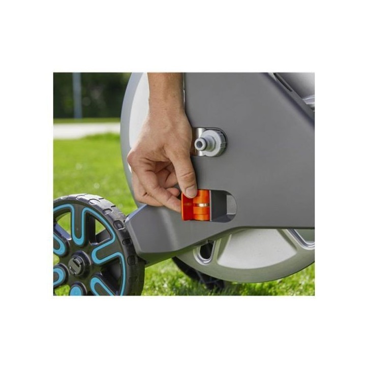 Enrouleur de tuyau GARDENA CleverRoll M métal – Tuyau Classic 25m Ø15mm – Adapté petit jardin – Kit complet (18543-26) Enrouleur de tuyau GARDENA CleverRoll M métal – Tuyau Classic 25m Ø15mm – Adapté petit jardin – Kit complet (18543-26)