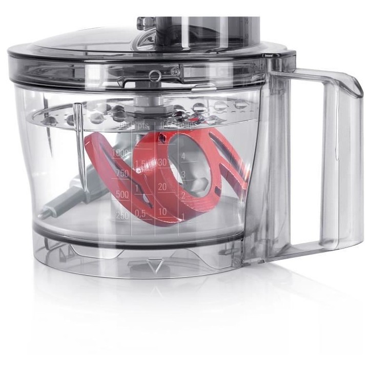 Robot multifonctions BOSCH MultiTalent3 - Blanc - 800 W - 2 vitesses et pulse - Bol mélangeur 2,3 L - Bol mixeur 1 L - 2 disque