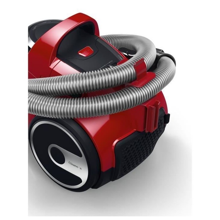 BOSCH BGC05AAA2 Cleann'n aspirateur sans sac rouge - 78 dB - 28 kWh/an - (h)epa - 9m - 1,5L - brosse universelle - brosse parque BOSCH BGC05AAA2 Cleann'n aspirateur sans sac rouge - 78 dB - 28 kWh/an - (h)epa - 9m - 1,5L - brosse universelle - brosse parque