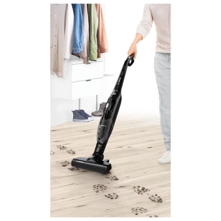 BOSCH BBHF220 Aspirateur balai sans fil 2en1 - Autonomie 40min - Capacité du bac 0,4L - filtre lavable BOSCH BBHF220 Aspirateur balai sans fil 2en1 - Autonomie 40min - Capacité du bac 0,4L - filtre lavable