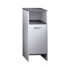 Meuble de salle de bain - rangement bas - Blanc -L32 x H82 x P28 cm -