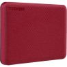 Disque dur externe - TOSHIBA - Canvio Advance - 1 To - Rouge