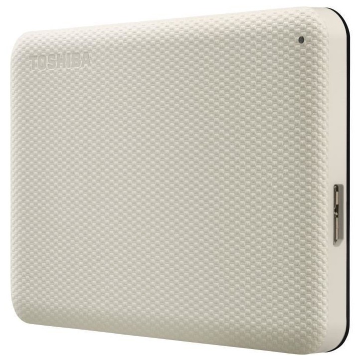 Disque dur externe - TOSHIBA - CANVIO ADVANCE - 2 To - Blanc - Logiciels de sécurité et sauvegarde inclus Disque dur externe - TOSHIBA - CANVIO ADVANCE - 2 To - Blanc - Logiciels de sécurité et sauvegarde inclus