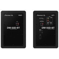 Enceintes de monitoring - PIONEER DJ - DM-50D-BT - Bluetooth - 2x25W -