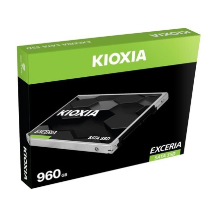 SSD - KIOXIA - EXCERIA - 960 Go, 2.5, 555 Mo/s lecture, 540 Mo/s écriture, 6 Gbit/s, pour ordinateur portable