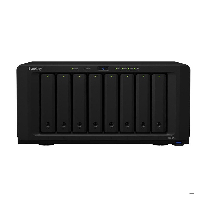 Serveur NAS - SYNOLOGY - DiskStation DS1821+ - 8 baies - AMD Ryzen V15 Serveur NAS - SYNOLOGY - DiskStation DS1821+ - 8 baies - AMD Ryzen V15