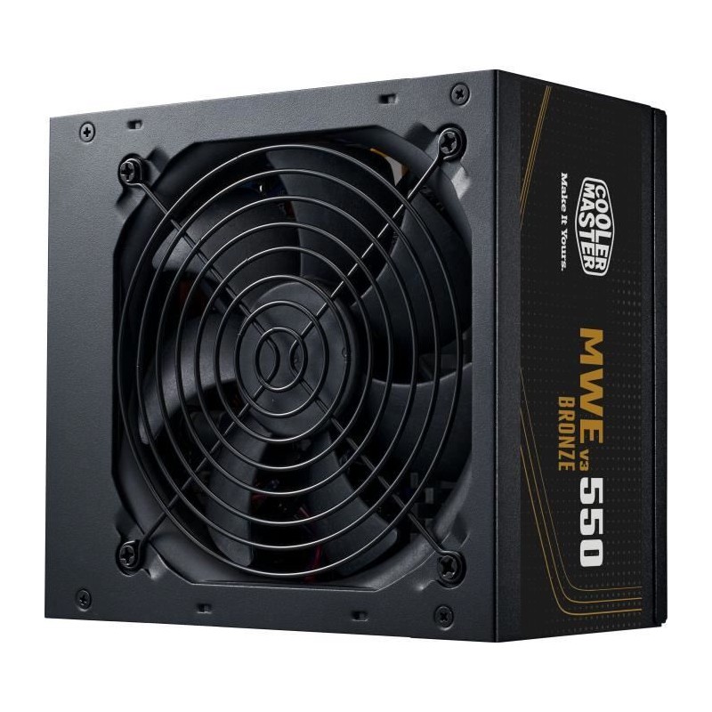 Alimentation PC - COOLER MASTER - MPE-5501-ACABW-BEU - MWE 550W V2 - 8 Alimentation PC - COOLER MASTER - MPE-5501-ACABW-BEU - MWE 550W V2 - 8