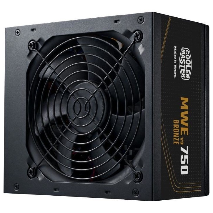 Alimentation PC - COOLER MASTER - MPE-7501-ACABW-BEU - MWE 750W V2 - 80+ BRONZE - 750 W Alimentation PC - COOLER MASTER - MPE-7501-ACABW-BEU - MWE 750W V2 - 80+ BRONZE - 750 W