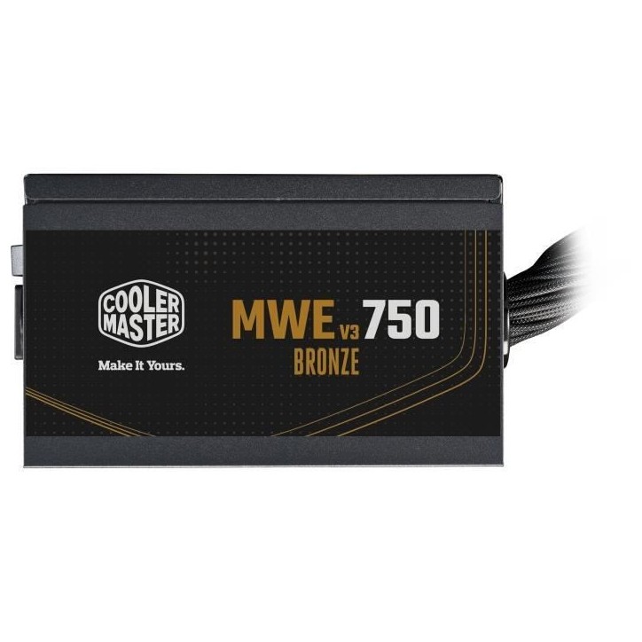 Alimentation PC - COOLER MASTER - MPE-7501-ACABW-BEU - MWE 750W V2 - 80+ BRONZE - 750 W Alimentation PC - COOLER MASTER - MPE-7501-ACABW-BEU - MWE 750W V2 - 80+ BRONZE - 750 W