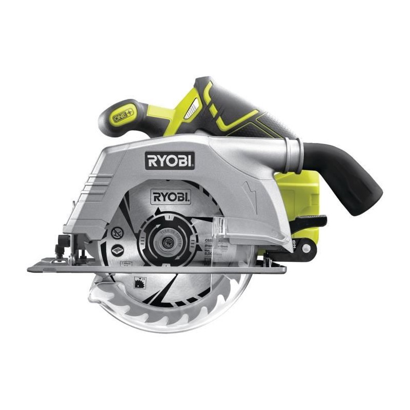 RYOBI - Scie circulaire 18V ONE+ - diam. 165 mm x 16 mm - 4 700 tr/min RYOBI - Scie circulaire 18V ONE+ - diam. 165 mm x 16 mm - 4 700 tr/min