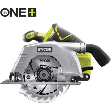 RYOBI - Scie circulaire 18V ONE+ - diam. 165 mm x 16 mm - 4 700 tr/min - Livrée avec 1 lame 24 dents - R18CS-0