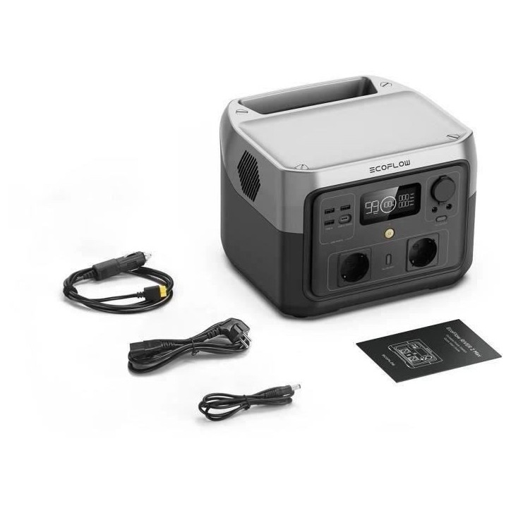 générateur electrique portable RIVER 2 MAX, 512 Wh , 2 sortie CA - 500 W au total (surtension 1000 W) générateur electrique portable RIVER 2 MAX, 512 Wh , 2 sortie CA - 500 W au total (surtension 1000 W)