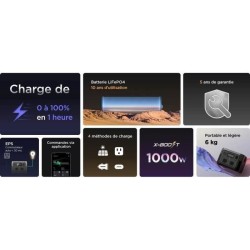 générateur electrique portable RIVER 2 MAX, 512 Wh , 2 sortie CA - 5