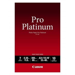 Papier photo CANON PT-101 Pro platinum 300g A3+ - 10 feuilles