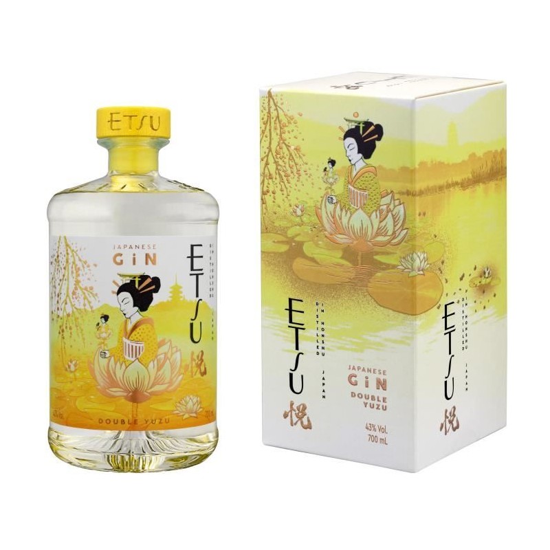 Etsu - Double Yuzu - Gin - Japon - 70cl - 43% Etsu - Double Yuzu - Gin - Japon - 70cl - 43%