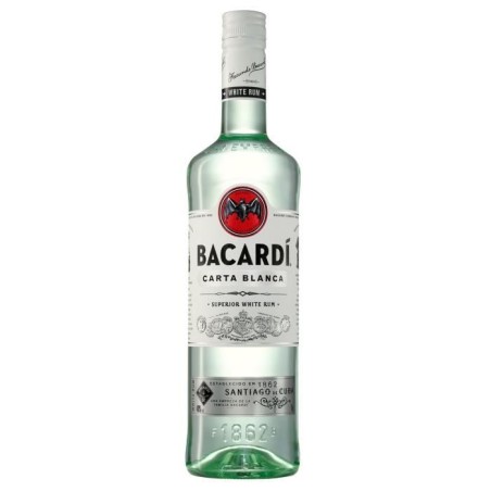Rhum Bacardi Carta Blanca - Rhum blanc - Puerto Rico - 37,5%vol - 100c