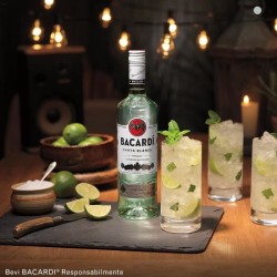 Rhum Bacardi Carta Blanca - Rhum blanc - Puerto Rico - 37,5%vol - 100c