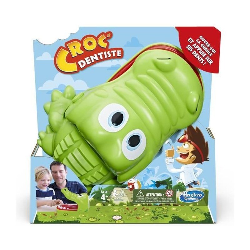 Croc' Dentiste, Jeu de société pour les petits, Jeu fun, Version fra Croc' Dentiste, Jeu de société pour les petits, Jeu fun, Version fra