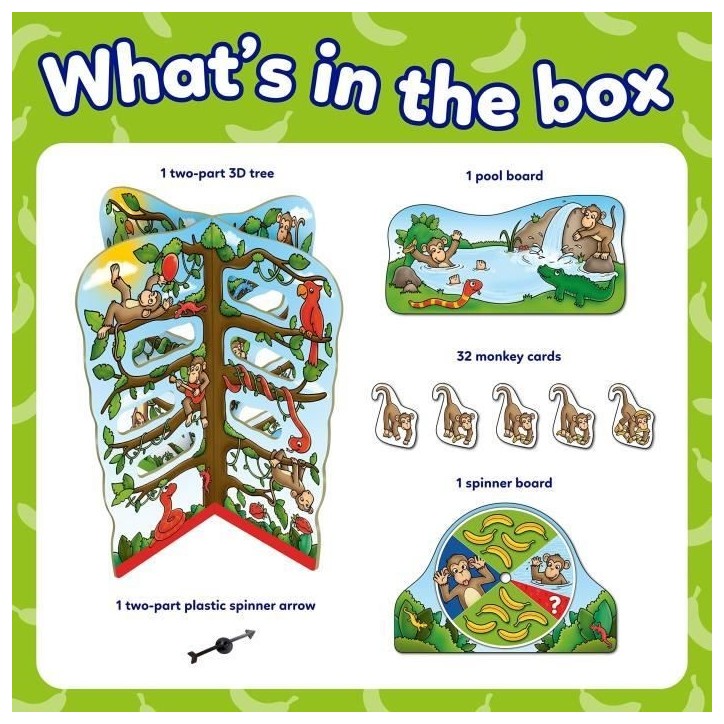 Orchard Toys Cheeky Monkeys a Luck Game Orchard Toys Cheeky Monkeys a Luck Game